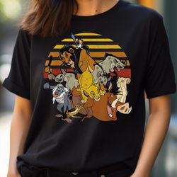 disney lion king group retro stripe sunset vintage png, cinderella png, cinderella castle digital png files