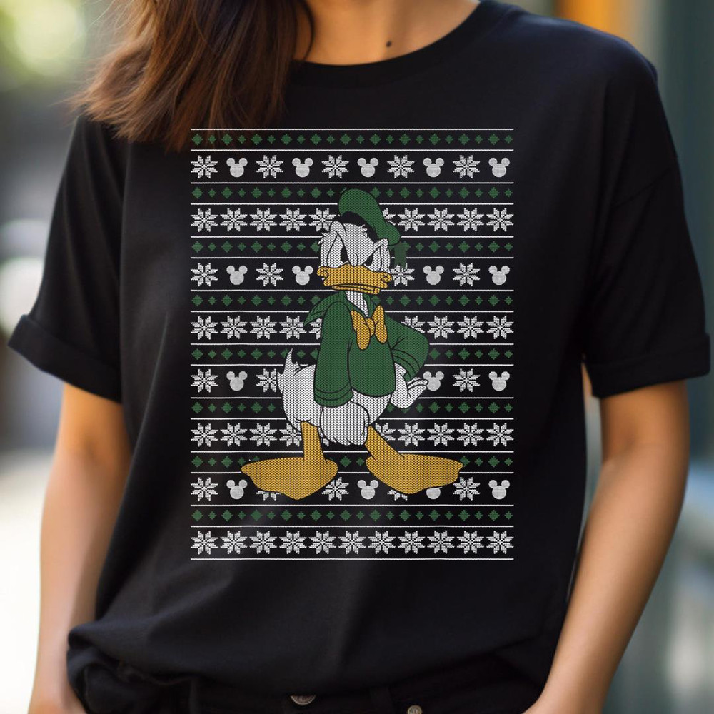 Disney Donald Duck Christmas Sweater Style PNG, goofy PNG, goofy ahh Digital Png Files.jpg