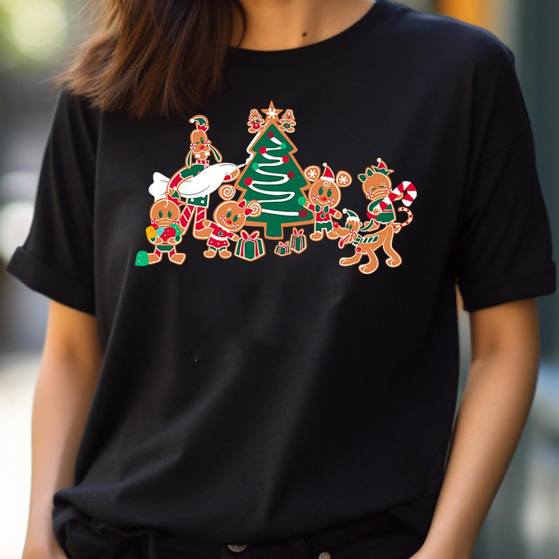 Disney Mickey & Pals Gingerbread Cookies And Christmas Tree Premium PNG, goofy PNG, goofy ahh Digital Png Files.jpg