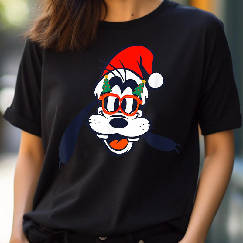 Disney Mickey And Friends Christmas Goofy Santa Claus Face PNG, goofy PNG, goofy ahh Digital Png Files.jpg