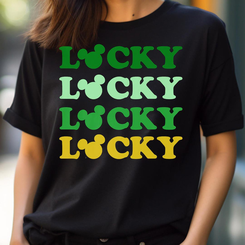 Disney Mickey And Friends St. Patrick'S Day Lucky Stack Premium PNG, goofy PNG, goofy ahh Digital Png Files.jpg