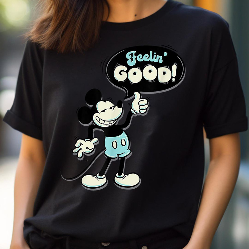 Disney Mickey And Friends Vintage Retro Feelin' Good Bubble PNG, goofy PNG, goofy ahh Digital Png Files.jpg