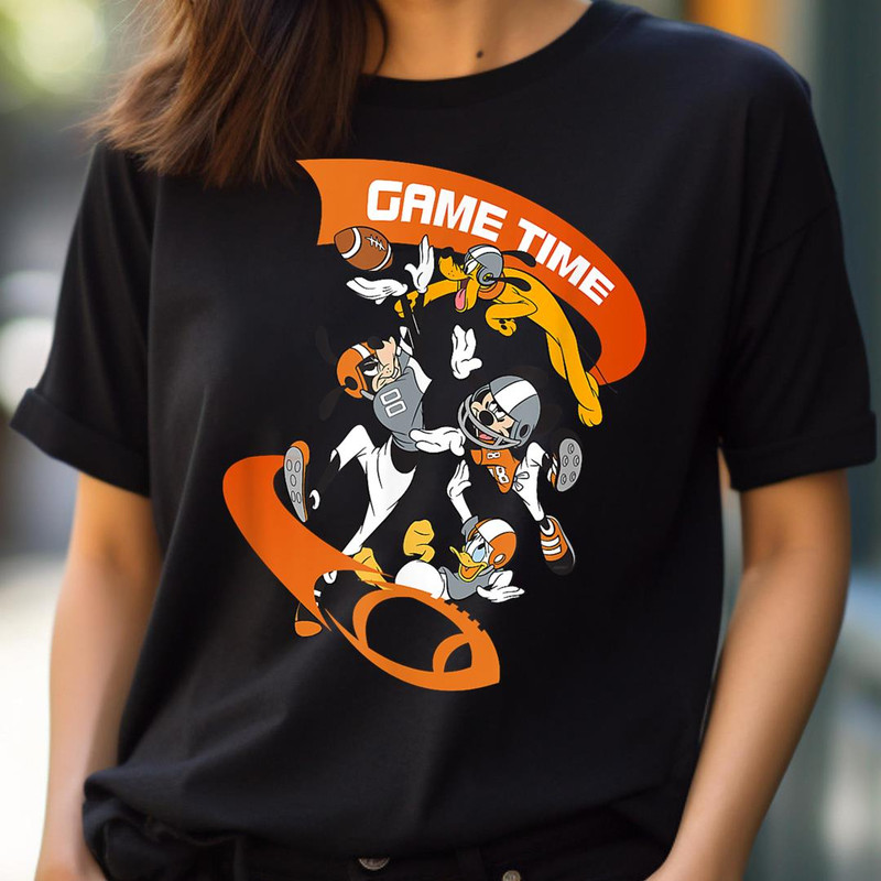Disney Mickey Goofy Donald & Pluto Game Time Football Sports PNG, goofy PNG, goofy ahh Digital Png Files.jpg