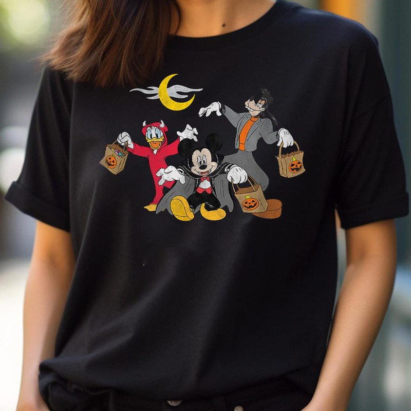 Disney Mickey Goofy Donald Halloween Squad PNG, goofy PNG, goofy ahh Digital Png Files.jpg