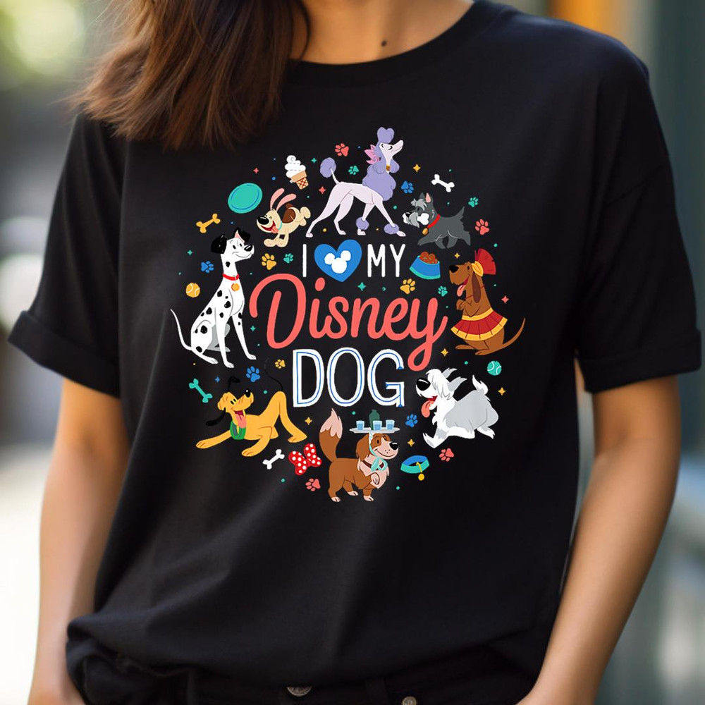 Disney Pets Group I Love My Disney Dog Premium PNG, goofy PNG, goofy ahh Digital Png Files.jpg