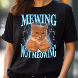 funny cat meme mewing looksmax meowing cat trend png, goofy png, goofy ahh digital png files