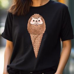 cute funny hedgehog ice cream gift png, sonic the hedgehog png, hedgehog digital png files