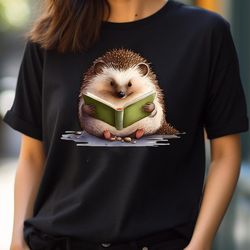 hedgehog book lover png, sonic the hedgehog png, hedgehog digital png files