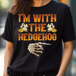 i'm with the hedgehog shirt costume funny halloween couple png, sonic the hedgehog png, hedgehog digital png files