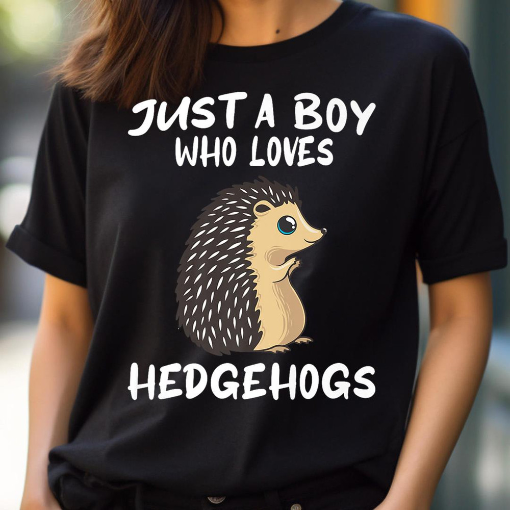 Just A Boy Who Loves Hedgehogs - Funny Hedgehog Lover Premium PNG, Sonic the Hedgehog PNG, Hedgehog Digital Png Files.jpg