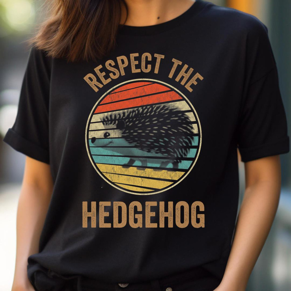 Respect The Hedgehog Retro Vintage 70S 80S Hedgehog Lover Premium PNG, Sonic the Hedgehog PNG, Hedgehog Digital Png Files.jpg