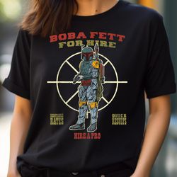 star wars boba fett for hire png, star wars yoda png, baby yoda digital png files