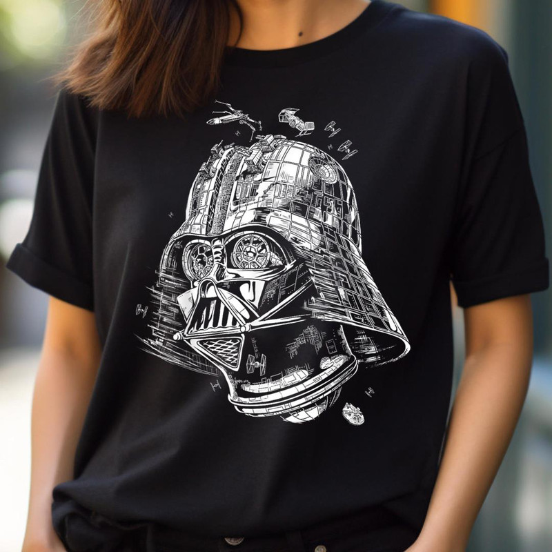 Star Wars Darth Vader As The Death Star Graphic PNG, Star Wars Yoda PNG, Baby Yoda Digital Png Files.jpg