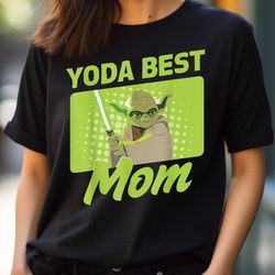 star wars mother's day yoda best mom yoda cartoon portrait png, star wars yoda png, baby yoda digital png files