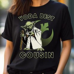 star wars yoda best cousin rebel logo premium png, star wars yoda png, baby yoda digital png files