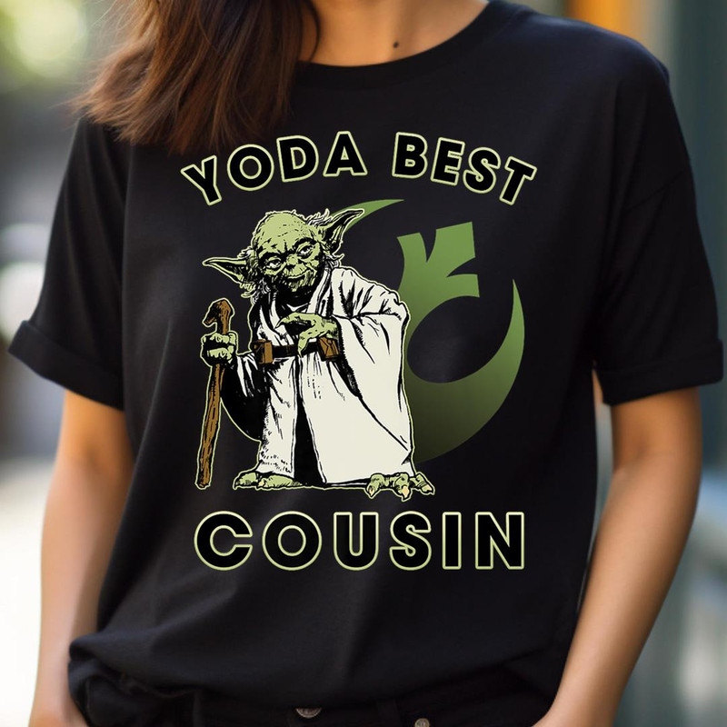 Star Wars Yoda Best Cousin Rebel Logo Premium PNG, Star Wars Yoda PNG, Baby Yoda Digital Png Files.jpg