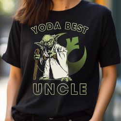 star wars yoda best uncle rebel logo premium png, star wars yoda png, baby yoda digital png files