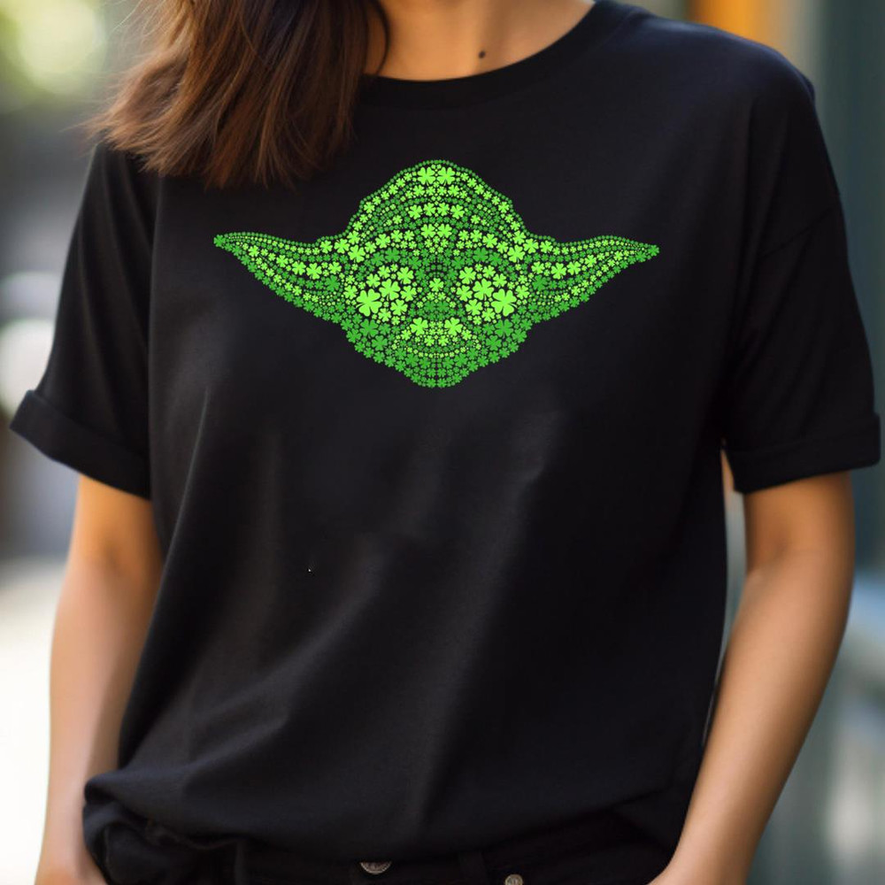 Star Wars Yoda Clover Face St Patrick'S Day Graphic PNG, Star Wars Yoda PNG, Baby Yoda Digital Png Files.jpg