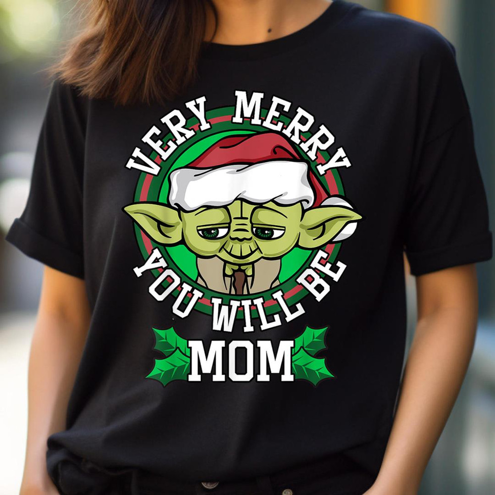 Star Wars Yoda Merry You Will Be Mom Christmas PNG, Star Wars Yoda PNG, Baby Yoda Digital Png Files.jpg