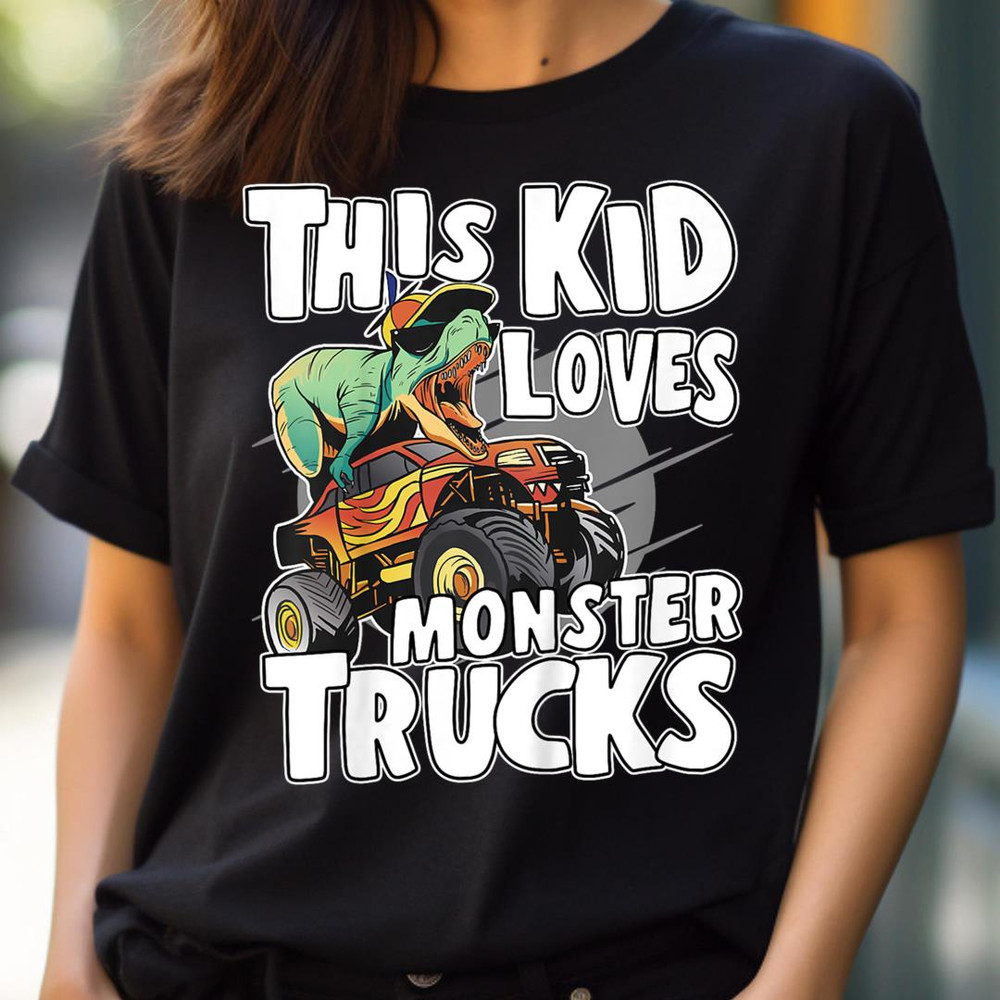 Kids Cute Monster Truck Boys Girls This Kid Loves Monster Trucks PNG, The Sesame Street Monsters PNG, Monsters Digital Png Files.jpg