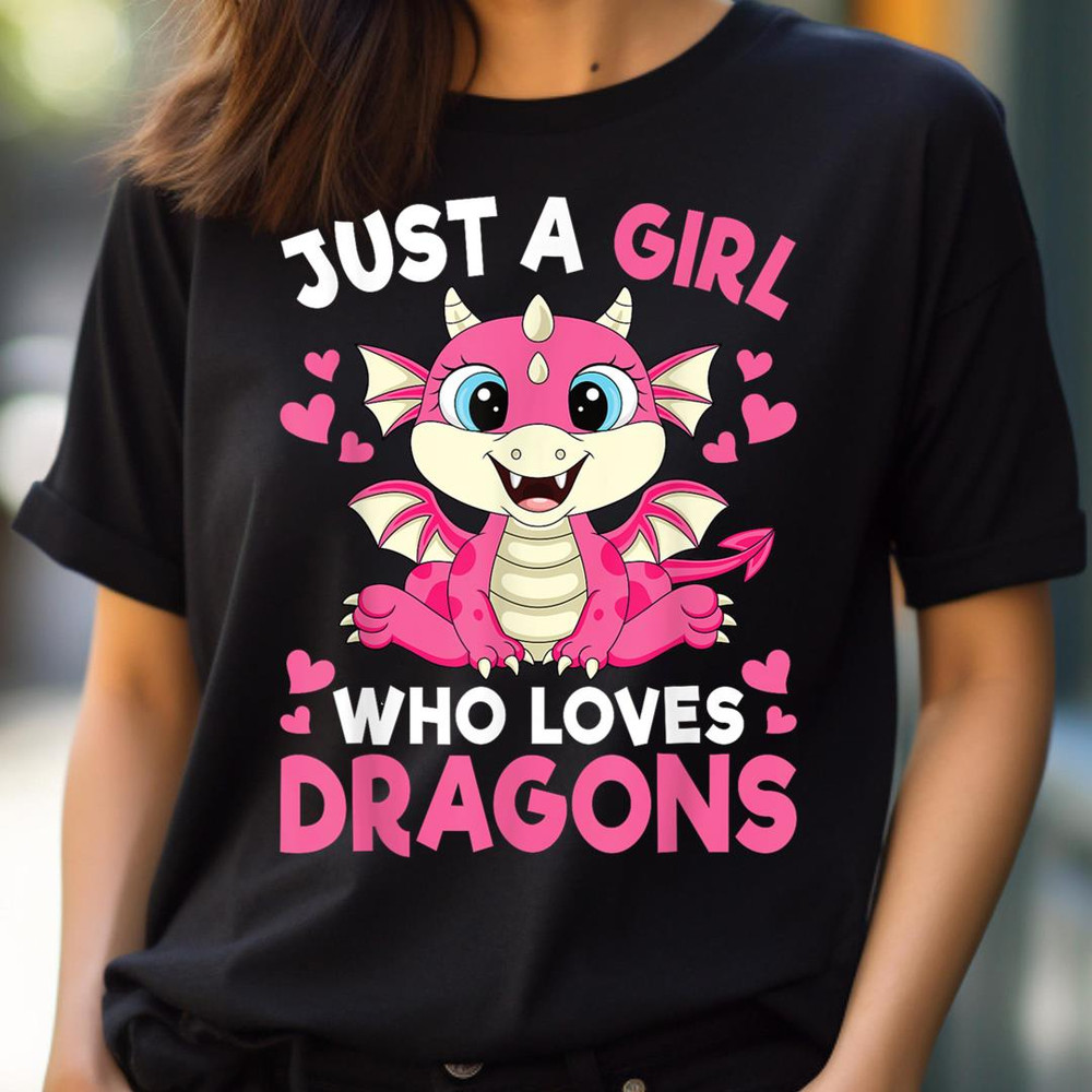 Just A Girl Who Loves Dragons Women Girls Toddlers PNG, The Powerpuff Girls PNG, Powerpuff Girls Digital Png Files.jpg