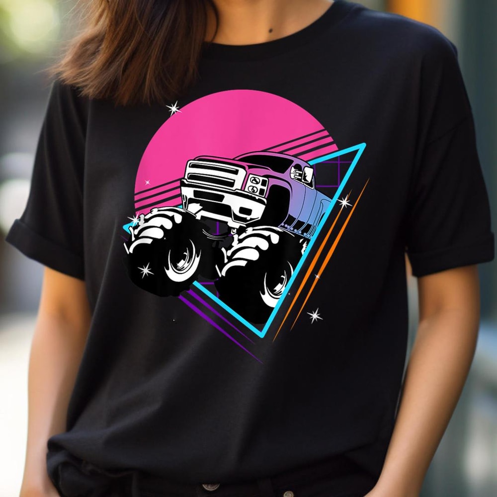 Retro Monster Truck Show - Vintage Monster Trucks PNG, The Sesame Street Monsters PNG, Monsters Digital Png Files.jpg