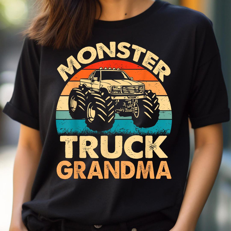 Retro Vintage Monster Truck Grandma Shirt, Monster Truck Mom PNG, The Sesame Street Monsters PNG, Monsters Digital Png Files.jpg