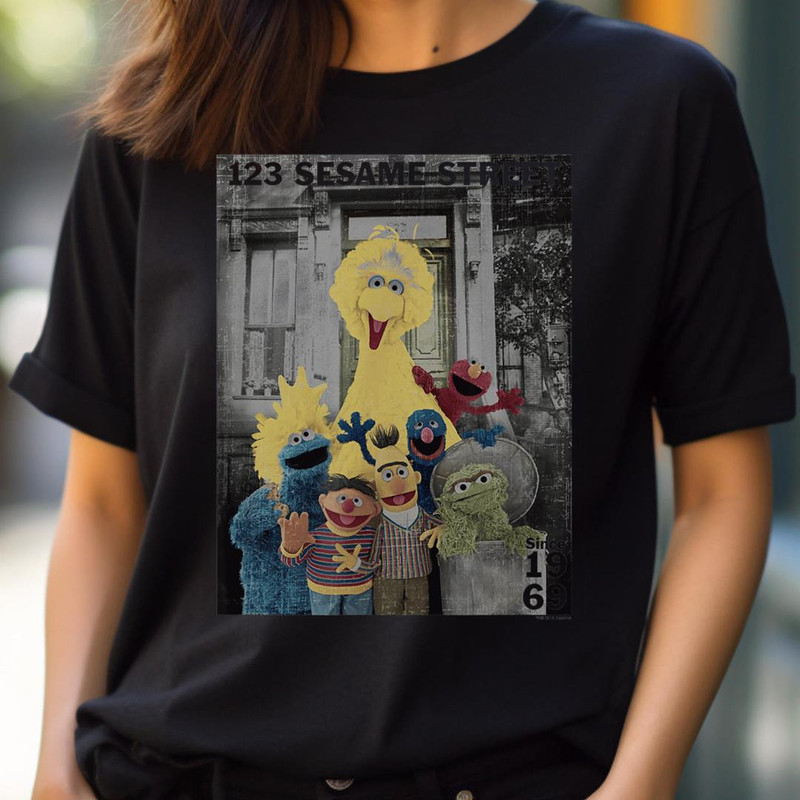 Sesame Street Best Address PNG, The Sesame Street Monsters PNG, Monsters Digital Png Files.jpg