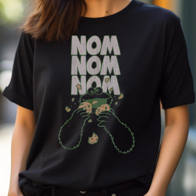 Sesame Street Cookie Monster Nom Nom PNG, The Sesame Street Monsters PNG, Monsters Digital Png Files.jpg