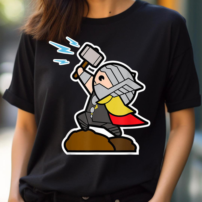 Marvel Thor Mjolnir Hammer Cute Kawaii Graphic PNG, Thor PNG, Thor Ragnarok Digital Png Files.jpg