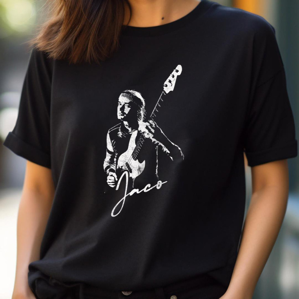 Jaco Pastorius Vintage - Bass Guitar Arrangement PNG, Bass Guitar PNG.jpg