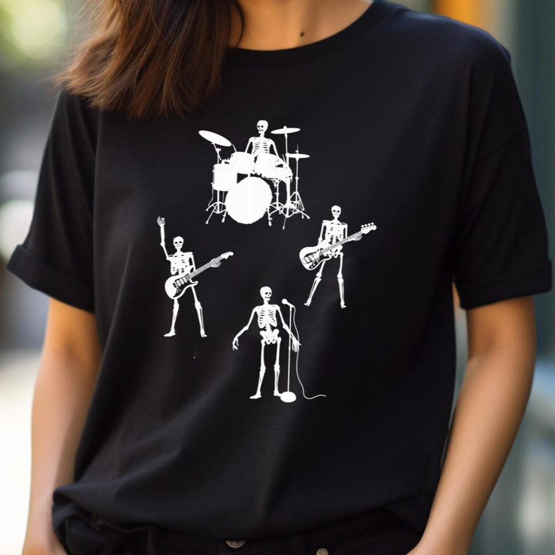 Skeleton Band - Bass Guitar Dexterity PNG, Bass Guitar PNG.jpg