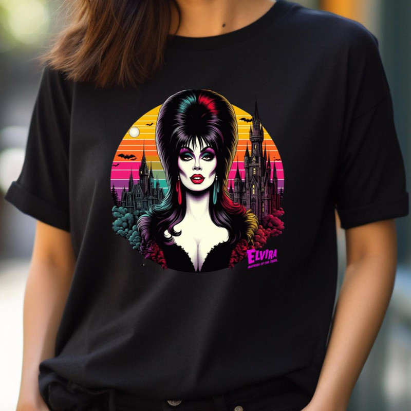 Elvira - Sunset Castle - Elvira Movie Classics PNG, elvira PNG.jpg