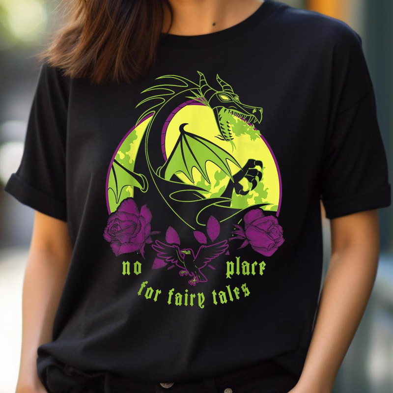 Disney Villains Maleficent Dragon No Place For Fairy Tales PNG, Villains PNG, Disney Villains Digital Png Files.jpg