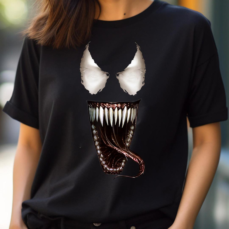 Marvel Venom Comic Villain Horror Big Face PNG, Villains PNG, Disney Villains Digital Png Files.jpg
