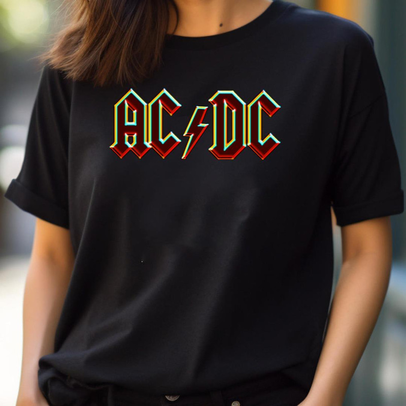 Acdc Retro Glowing Neon - Acdc Electrifying Concerts PNG, Acdc PNG.jpg