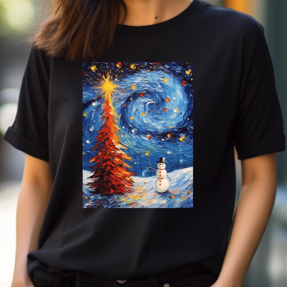 Starry Night Snowman - Frosty The Snowman Warm PNG, frosty the snowman PNG.jpg