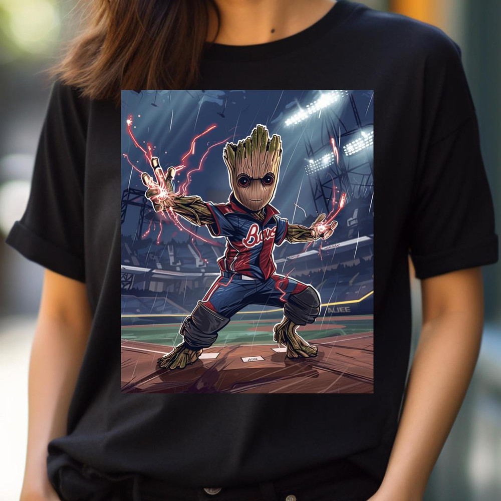 Root For Braves Groot Vs Atlanta Logo PNG, Groot Vs Atlanta Braves logo PNG, Groot Digital Png Files.jpg