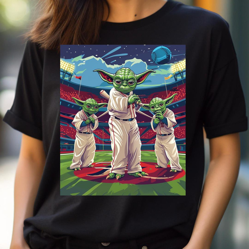 Yoda Unites With Boston Sox Logo PNG, Yoda Vs Boston Red Sox logo PNG, Yoda Digital Png Files.jpg
