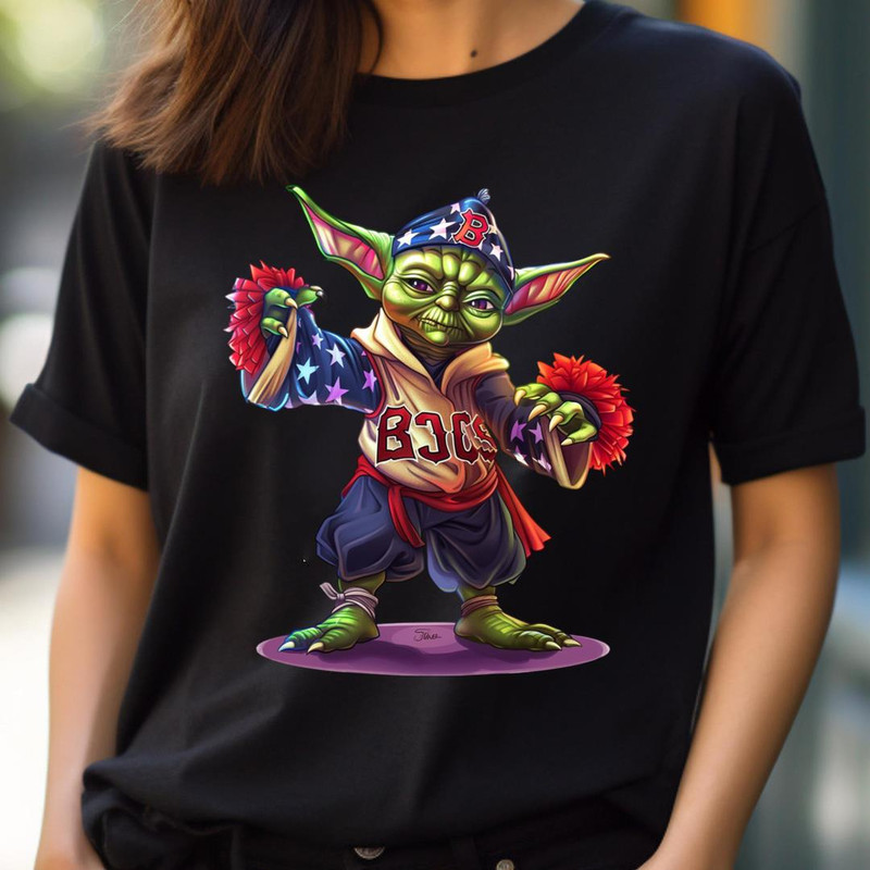 The Force Throws First Pitch Sox PNG, Yoda Vs Boston Red Sox logo PNG, Yoda Digital Png Files.jpg
