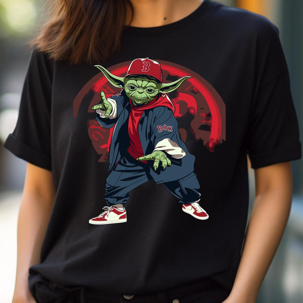Yoda'S Legacy Meets Legendary Sox PNG, Yoda Vs Boston Red Sox logo PNG, Yoda Digital Png Files.jpg