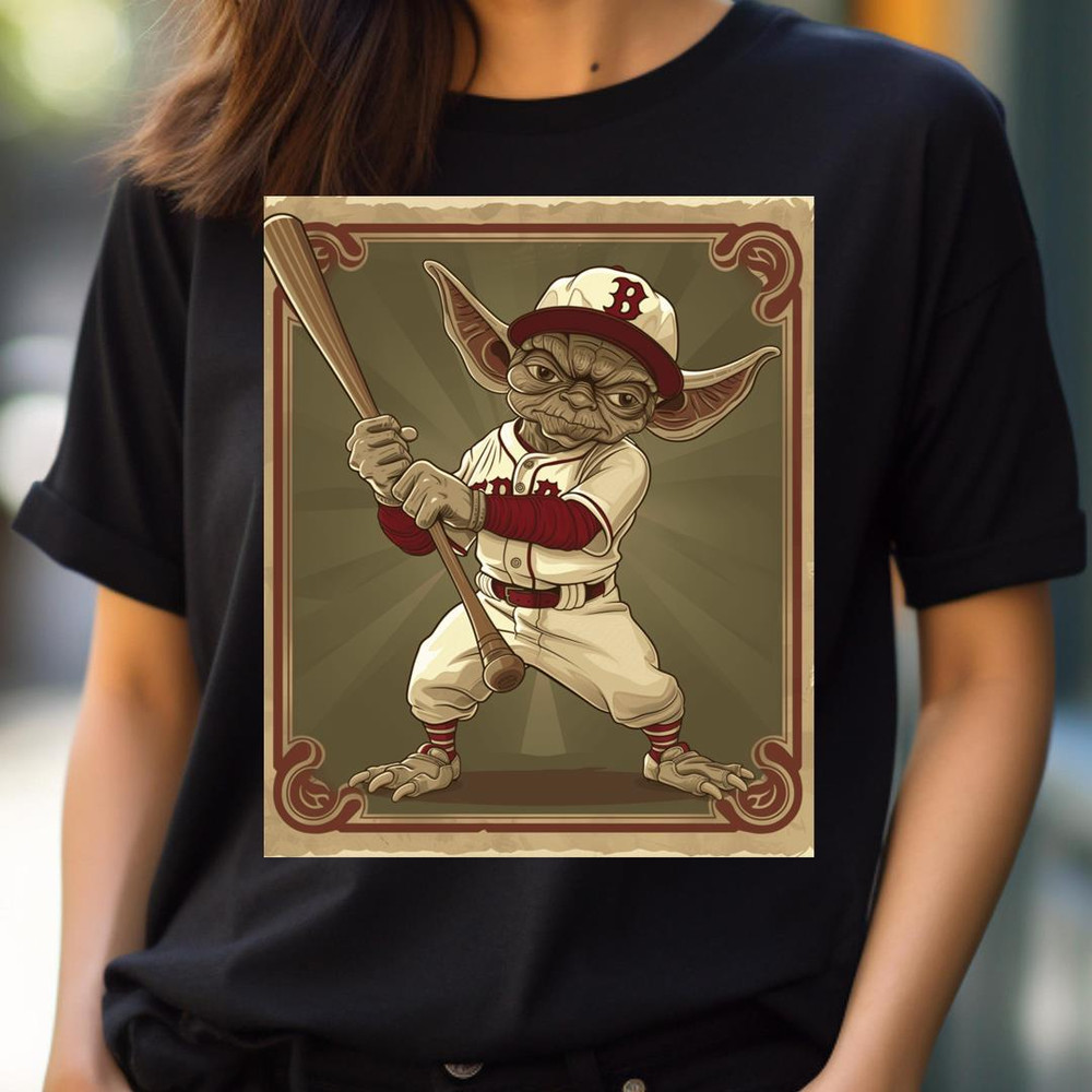 Mentor Meets Mitts Yoda And Sox PNG, Yoda Vs Boston Red Sox logo PNG, Yoda Digital Png Files.jpg