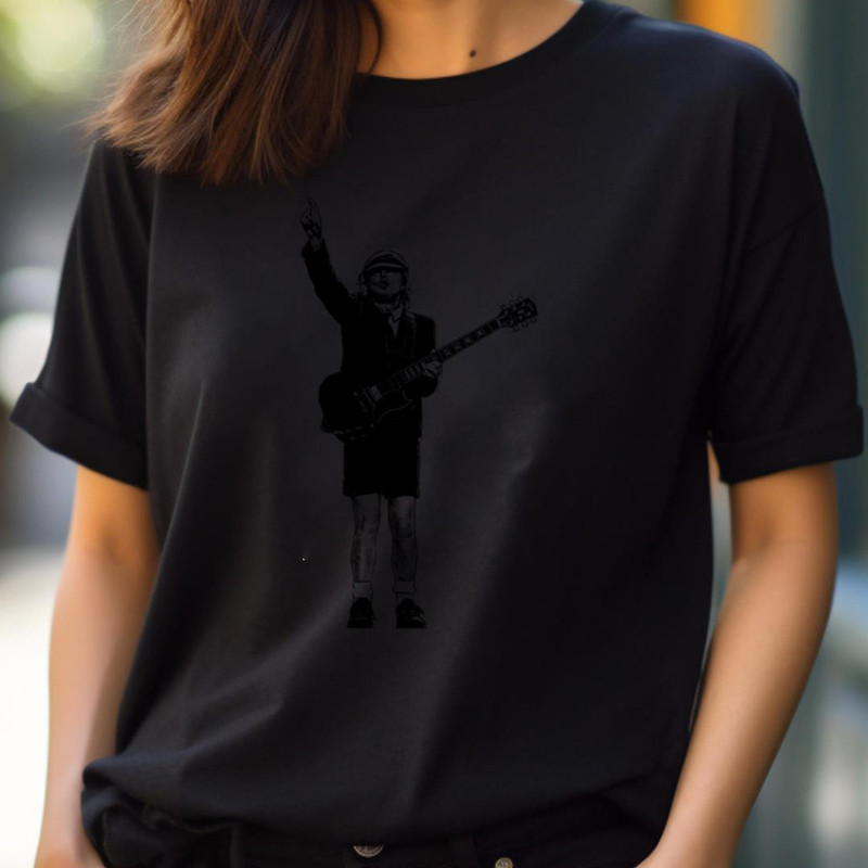 Retro Angus Young - Acdc Classic Riffs PNG, Acdc PNG.jpg