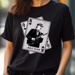 retro angus young card - acdc timeless music png, acdc png