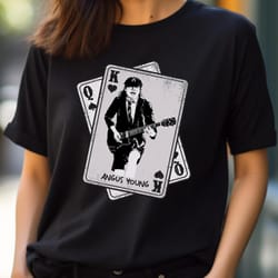 retro angus young guitarist - acdc heritage rock png, acdc png