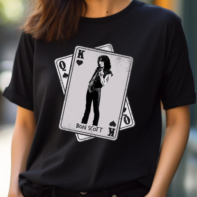 Retro Bon Scott Card - Acdc Music Titans PNG, Acdc PNG.jpg