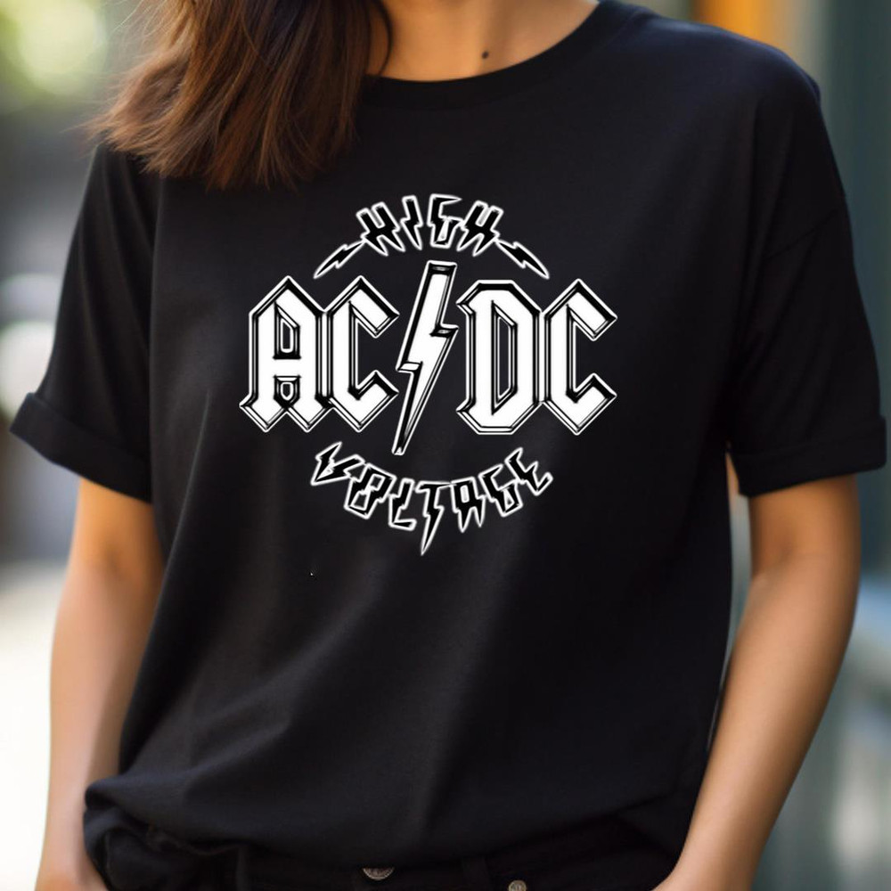 Vintage Acdc High Voltage - Acdc Guitar Heroes PNG, Acdc PNG.jpg
