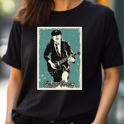 vintage angus young - acdc forever young png, acdc png