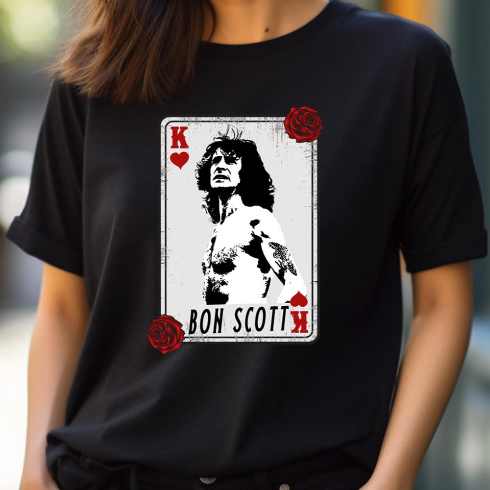Vintage Card Bon Scott - Acdc Masterful Performances PNG, Acdc PNG.jpg