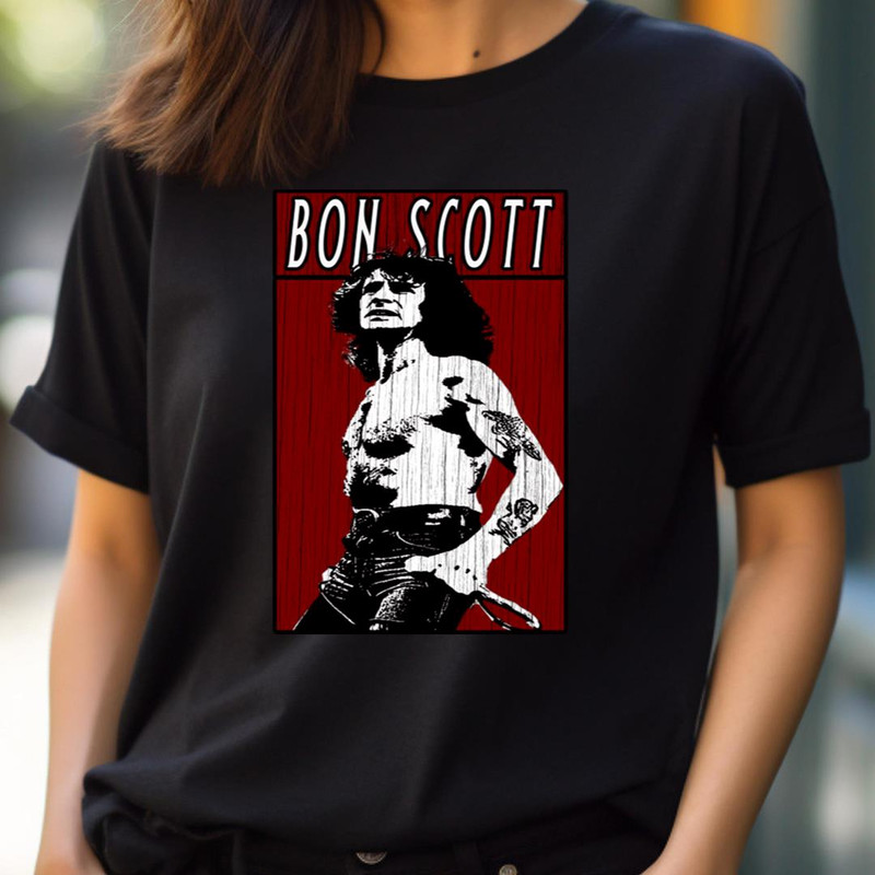 Vintage Retro Bon Scott - Acdc Rock Marathon PNG, Acdc PNG.jpg
